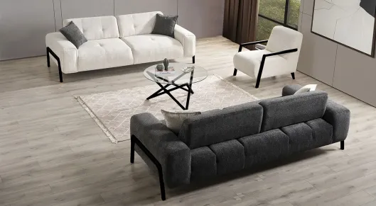 Product img 2, Rolex Yataklı Modern Ahşap Ayaklı Koltuk Takımı